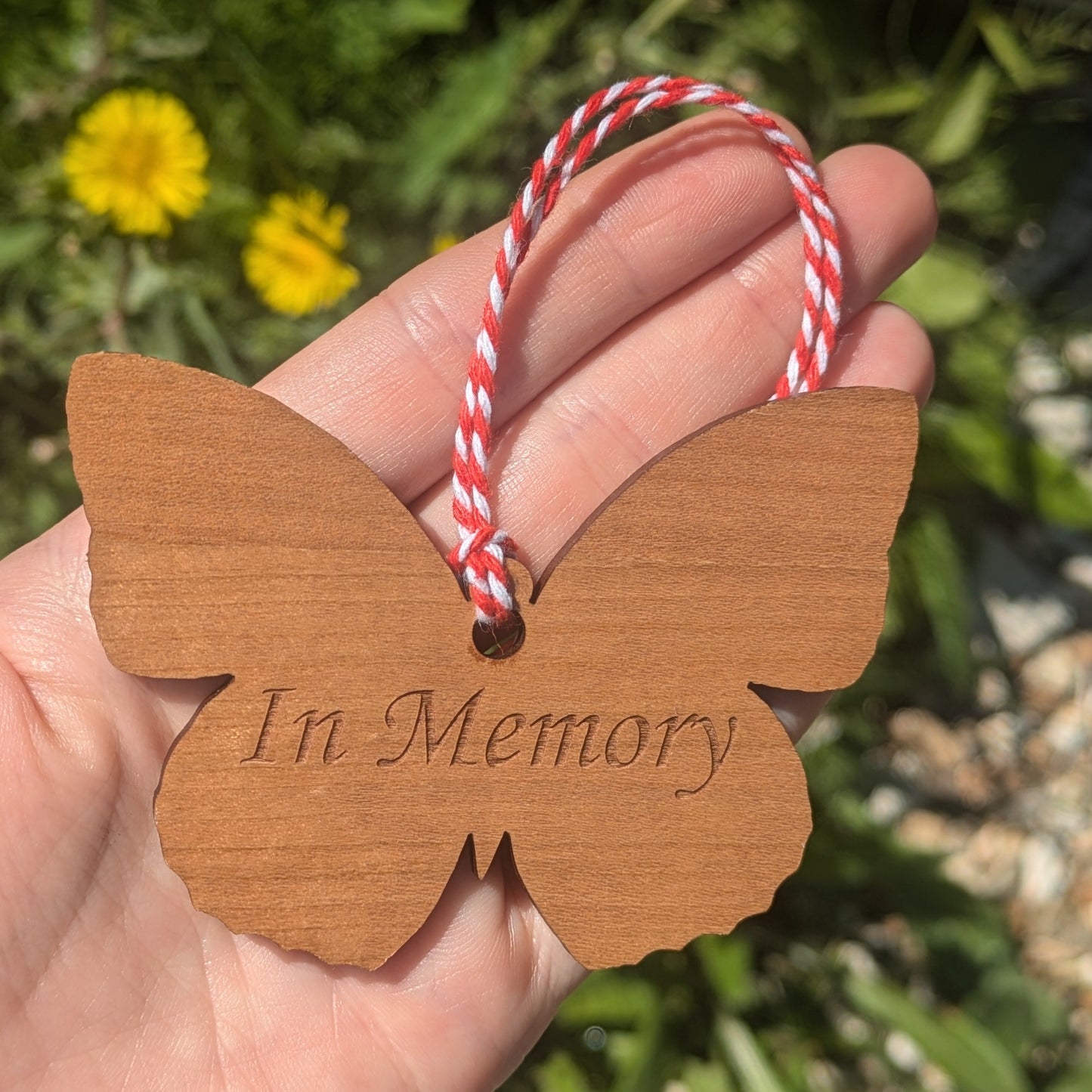 In Memory Butterfly Ornament