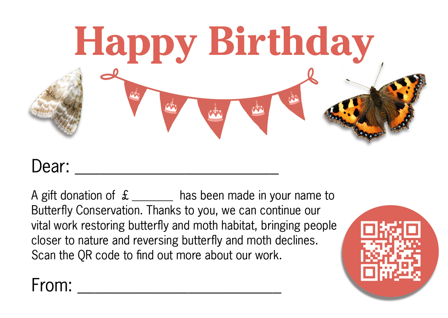 Donation in lieu of a Birthday Gift